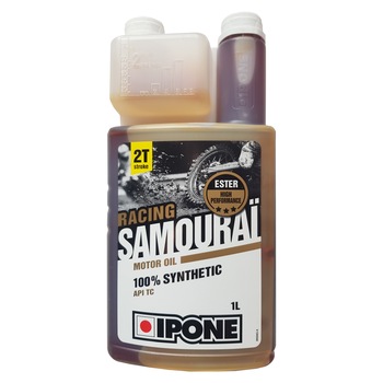 Ulei moto 2T Ipone Samourai Racing 100%, 1l Ulei moto 2T Ipone Samourai Racing 100%, 1l