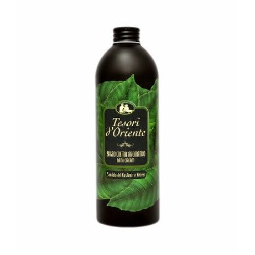 Gel de dus aromat crema Tesori D'Oriente Sandalo del Kashmir e Vetiver Bagno Crema Aromatica 500ml