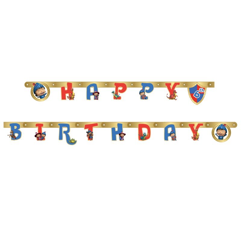 Banner pentru petrecere Mike the Knight - 1.6m, Amscan 996107