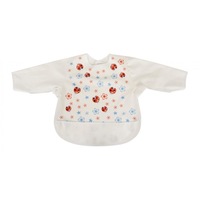 Baveta impermeabila cu maneci lungi Sevi Baby Alb SEV_53-5