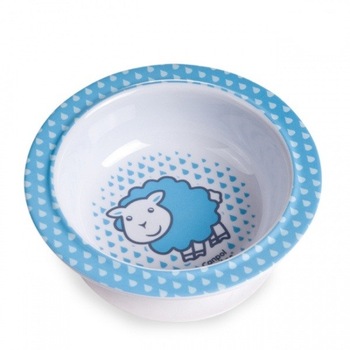 Castron melamina cu ventuza, oaie, Canpol, 4/519 Castron melamina cu ventuza, oaie, Canpol, 4/519