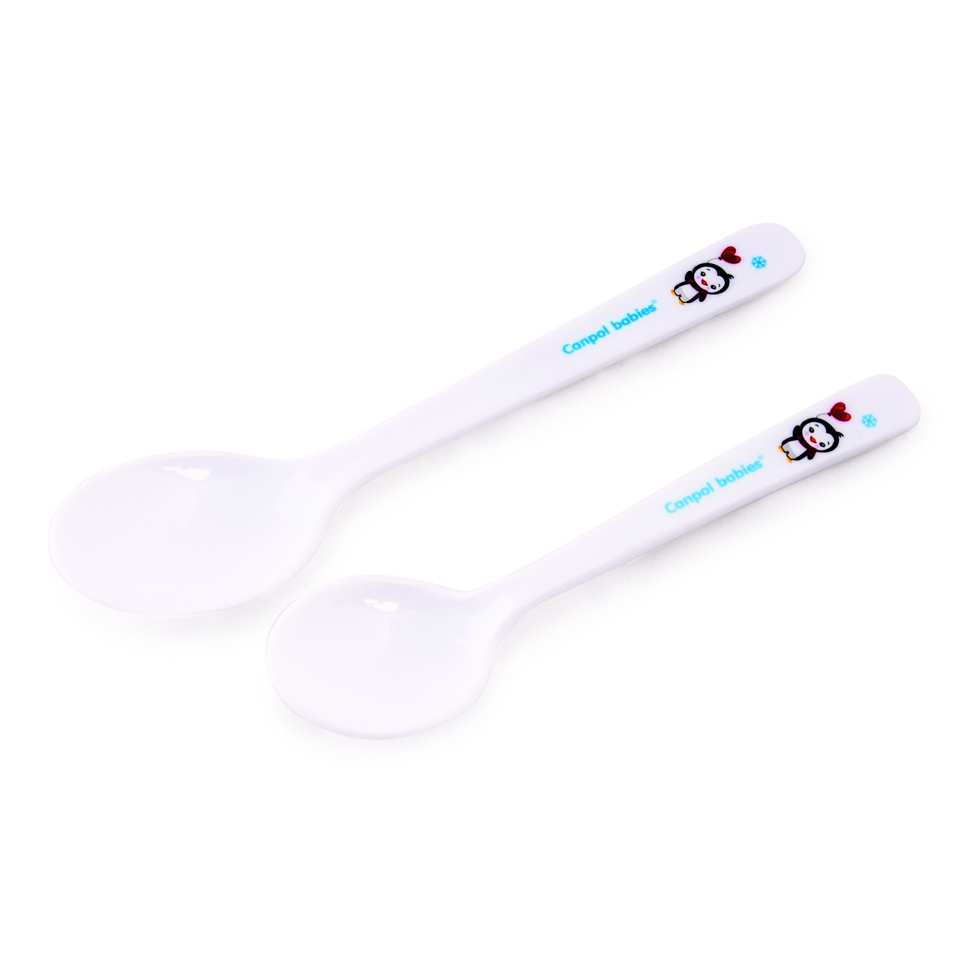 Set linguri plastic, rotunjite, Canpol, 4/417