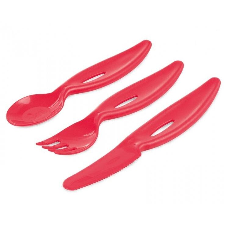 Set tacamuri, maner larg, rosu, Canpol, 31/418