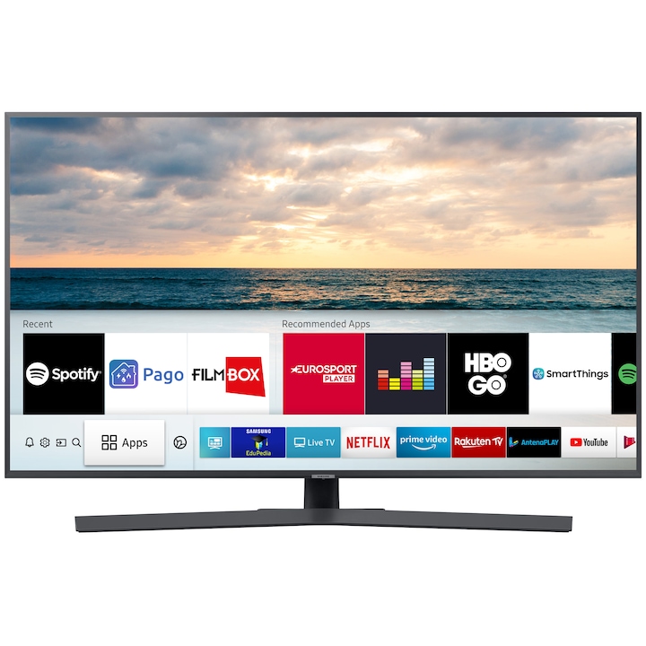 Televizor LED Smart Samsung, 138 cm, 55RU7402, 4K Ultra HD, Clasa A