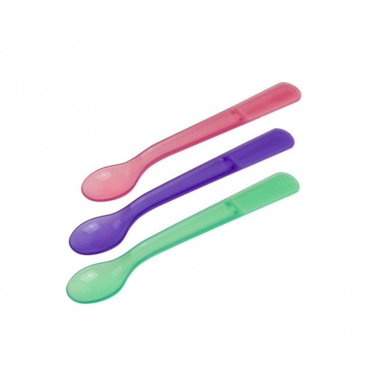 Lingurita plastic culori schimbatoare, material termic, Canpol, 9/583
