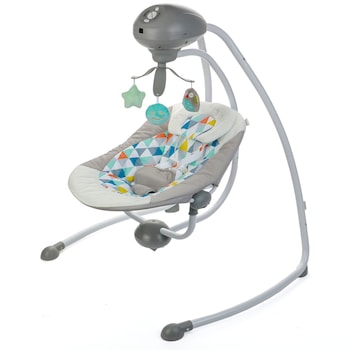 Leagan electric Wunderkid Side, cu conectare la priza, Gri inchis Leagan electric Wunderkid Side, cu conectare la priza, Gri inchis