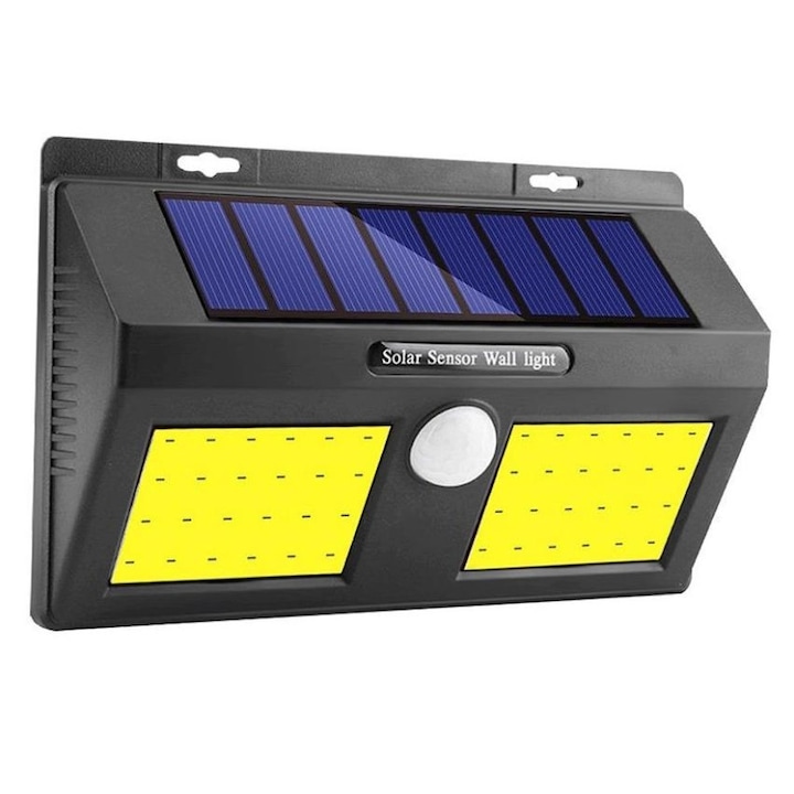 Alloet 96 COB LED napelemes mozgásérzékelős kültéri lámpa