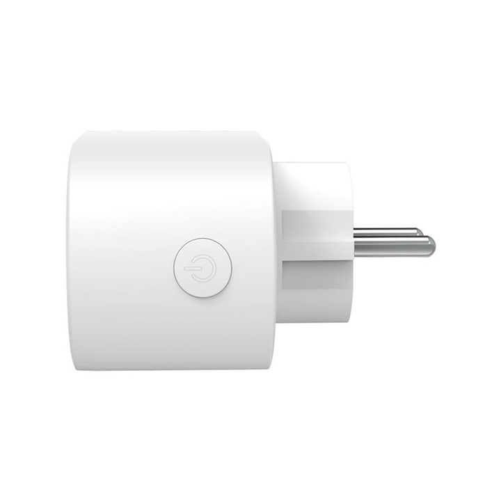 Смарт контакт 2 в 1 двоен преходник, 3520W, 16A, бял