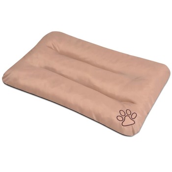 Saltea pentru caini, vidaXL, Tesatura, Impermeabil, XL, Bej, 100 x 70 x 8 cm Saltea pentru caini, vidaXL, Tesatura, Impermeabil, XL, Bej, 100 x 70 x 8 cm