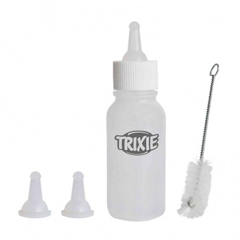 Biberon Trixie cu 3 tetine si perie 57 ml 4193 Biberon Trixie cu 3 tetine si perie 57 ml 4193