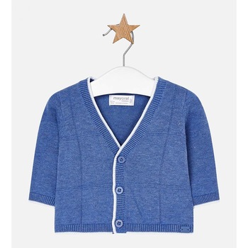 Cardigan Mayoral pentru bebe nou-nascut, Albastru, 70 CM Cardigan Mayoral pentru bebe nou-nascut, Albastru, 70 CM