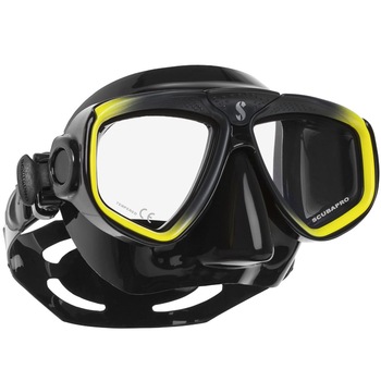 Masca Scubapro - ZOOM EVO Black, Galben Masca Scubapro - ZOOM EVO Black, Galben