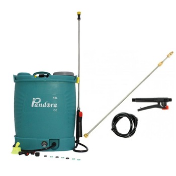 Pompa stropit electrica Pandora 18 Litri 5.5 Bar, Model 2019 + regulator electronic presiune, Vermorel electric cu baterie - acumulator 12V 8Ah + lance extensibila 2.8m Pompa stropit electrica Pandora 18 Litri 5.5 Bar, Model 2019 + regulator electronic presiune, Vermorel electric cu baterie - acumulator 12V 8Ah + lance extensibila 2.8m