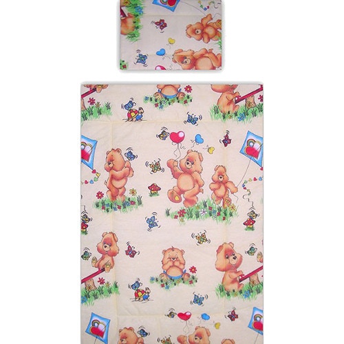 Lenjerie Hubners Patut Ursuletul Jucaus 4 Piese Crem