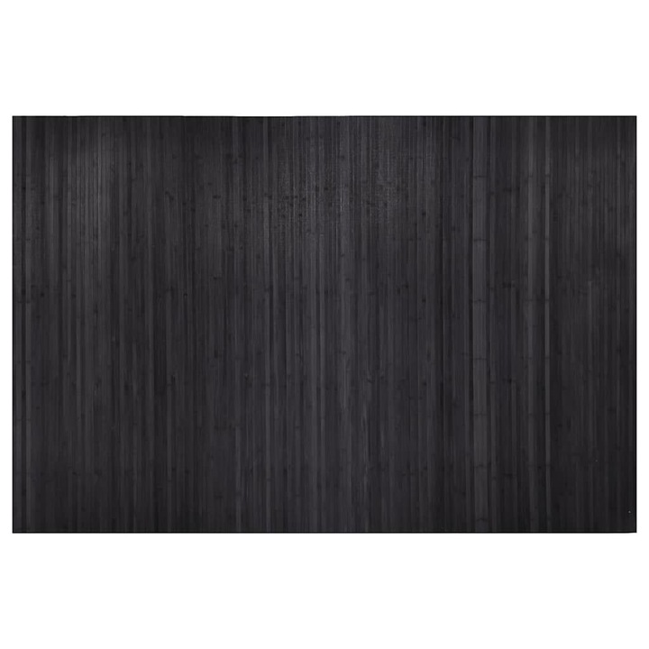 Разделител за стая от бамбук vidaXL, сив, 250x165 cм 244611