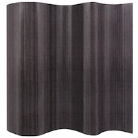 Paravan de camera din bambus, vidaXL, 250 x 165 cm, Gri