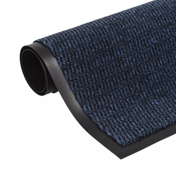 Covoras antiderapant de usa intrare, vidaXL, Polipropilena, 90 x 150 cm, Albastru Covoras antiderapant de usa intrare, vidaXL, Polipropilena, 90 x 150 cm, Albastru