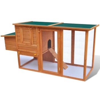 Cotet pentru gaini, cu 1 cutie pentru oua, vidaXL, Lemn, Maro, 160 x 87 x 110 cm Cotet pentru gaini, cu 1 cutie pentru oua, vidaXL, Lemn, Maro, 160 x 87 x 110 cm