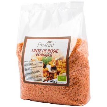 Linte Rosie Bio 1000gr Pronat Linte Rosie Bio 1000gr Pronat