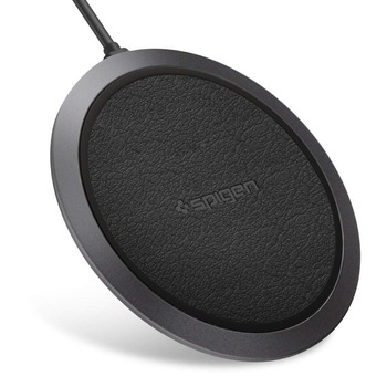 Incarcator Universal Inductie Spigen F308W Wireless Fast Charger Negru Incarcator Universal Inductie Spigen F308W Wireless Fast Charger Negru