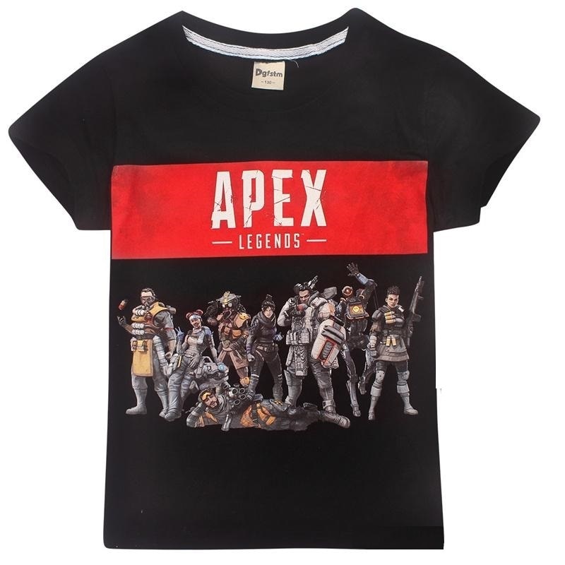 Tricou copii Apex Legends, T-Shirt Characters, -, Negru