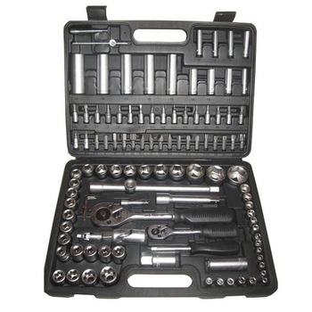 Trusa profesionala chei tubulare si cliket, 108 piese Trusa profesionala chei tubulare si cliket, 108 piese