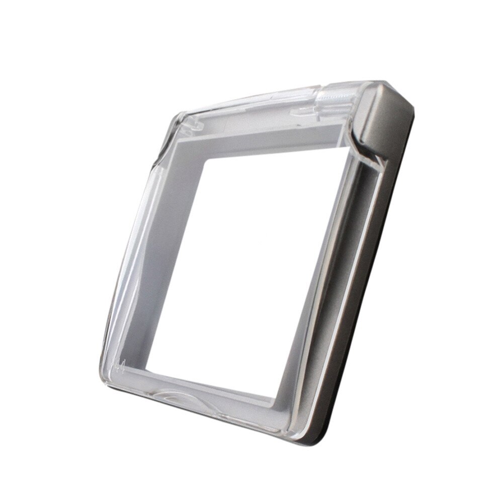 Capac de protectie rezistent la apa pentru prizele din sticla Livolo, Gri