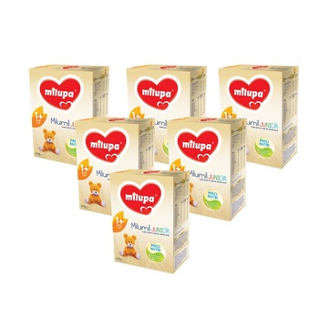 Pachet 6 x Lapte praf Milupa Milumil Junior 1+, 600g, 12luni+ Pachet 6 x Lapte praf Milupa Milumil Junior 1+, 600g, 12luni+