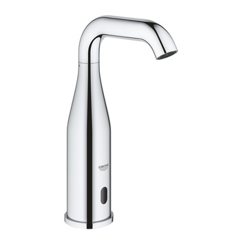 Baterie cu senzor infrarosu Grohe Essence E, 1/2'', senzor bidirectional, ventil electromagnetic, baterie litiu, 150 actionari/zi, dezinfectare termica, 7 programare presetate, Crom Baterie cu senzor infrarosu Grohe Essence E, 1/2'', senzor bidirectional, ventil electromagnetic, baterie litiu, 150 actionari/zi, dezinfectare termica, 7 programare presetate, Crom