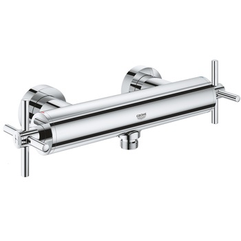 Baterie dus Grohe Atrio, 1/2'', montare pe perete, valva ceramica, protectie reflux, Crom Baterie dus Grohe Atrio, 1/2'', montare pe perete, valva ceramica, protectie reflux, Crom