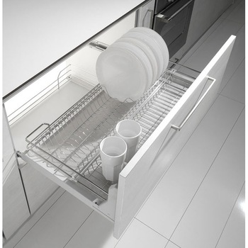 Scurgator pentru vase, tip sertar cu amortizor, pentru latime corp 600 mm Scurgator pentru vase, tip sertar cu amortizor, pentru latime corp 600 mm