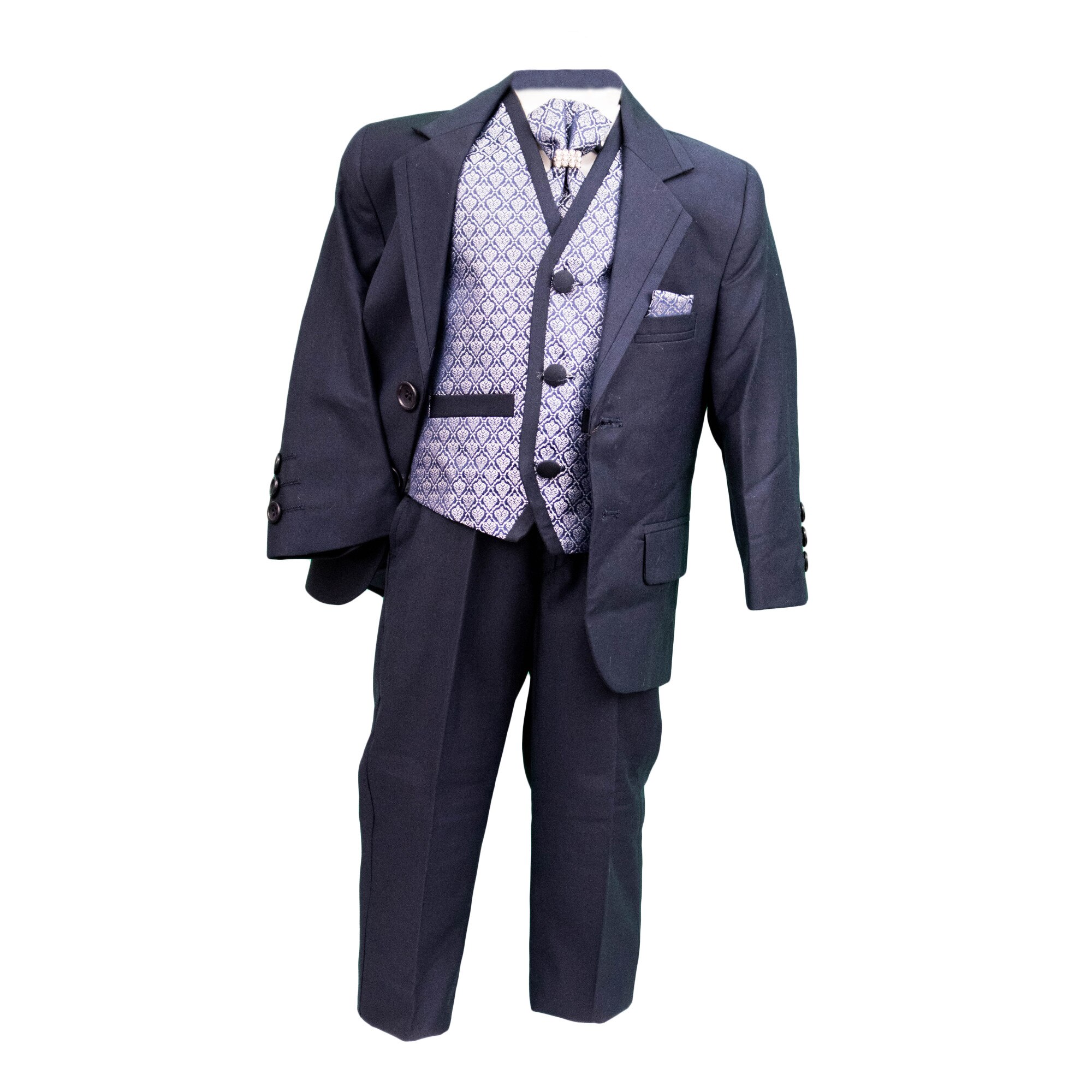 Costum elegant Diego, culoare bleumarin, varsta 3 ani