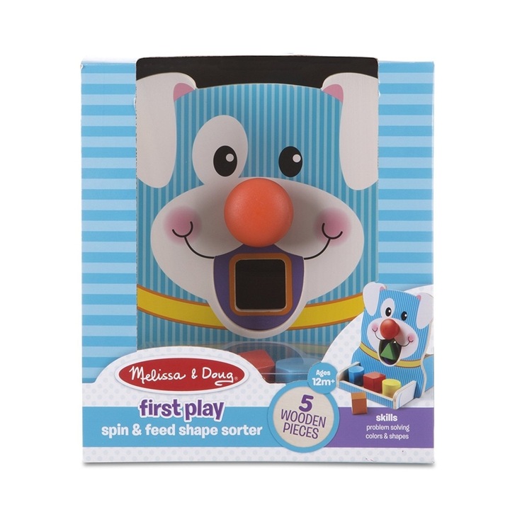 Joc de dezvoltare a abilitatilor din lemn, Melissa & Doug, Multicolor