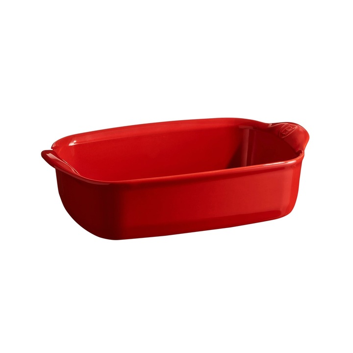 Tava dreptunghiulara, ceramica, 22x14,5cm/0,7L, Burgundy - Emile Henry