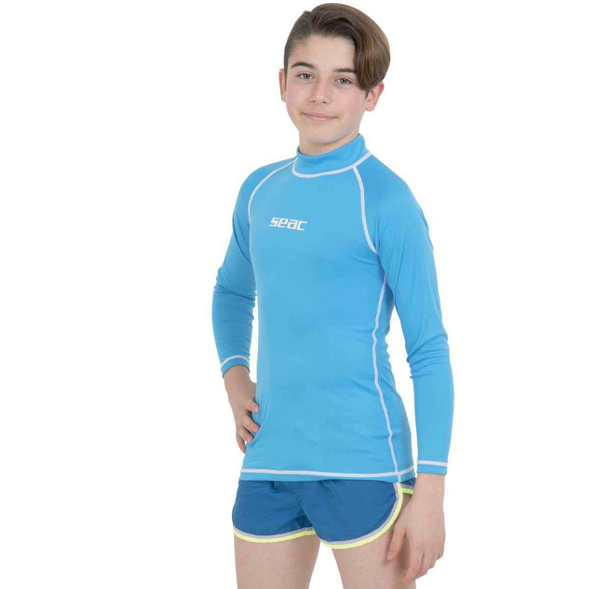 Tricou lung Seac - T-SUN KID Blue, 11 ani