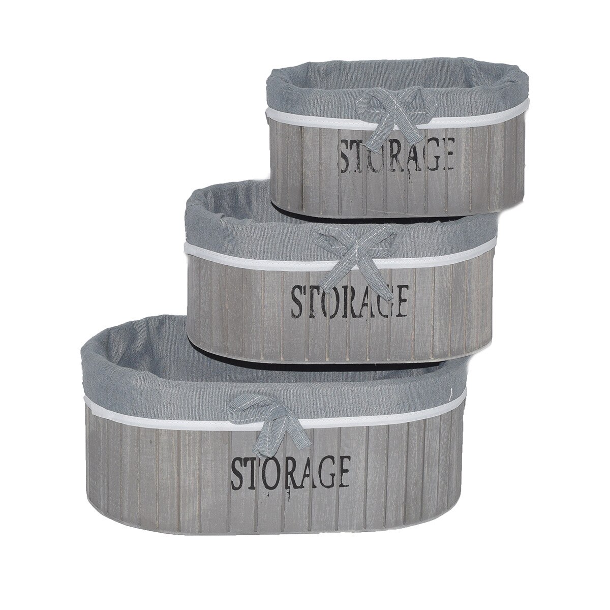 Set 3 cutii depozitare/decor realizate manual D807