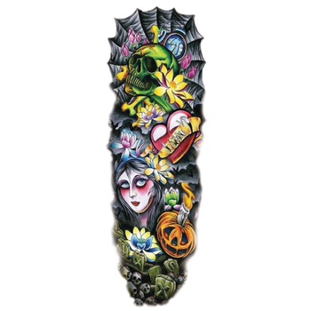 Tatuaj temporar pentru brate sau picioare multicolor, big zise 48 x 17 cm, #T/048 - Tattoo Temporary Phuture® Tatuaj temporar pentru brate sau picioare multicolor, big zise 48 x 17 cm, #T/048 - Tattoo Temporary Phuture®