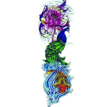 Tatuaj temporar pentru brate sau picioare multicolor, big zise 48 x 17 cm, #Q/058 - Tattoo Temporary Phuture® Tatuaj temporar pentru brate sau picioare multicolor, big zise 48 x 17 cm, #Q/058 - Tattoo Temporary Phuture®