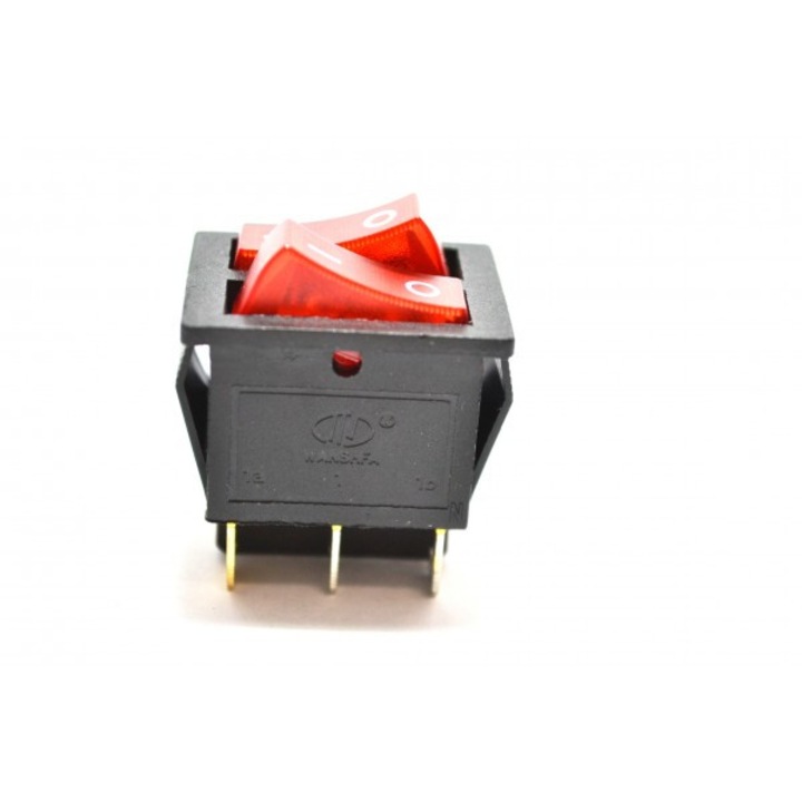 Intrerupator Dublu cu LED ON/OFF