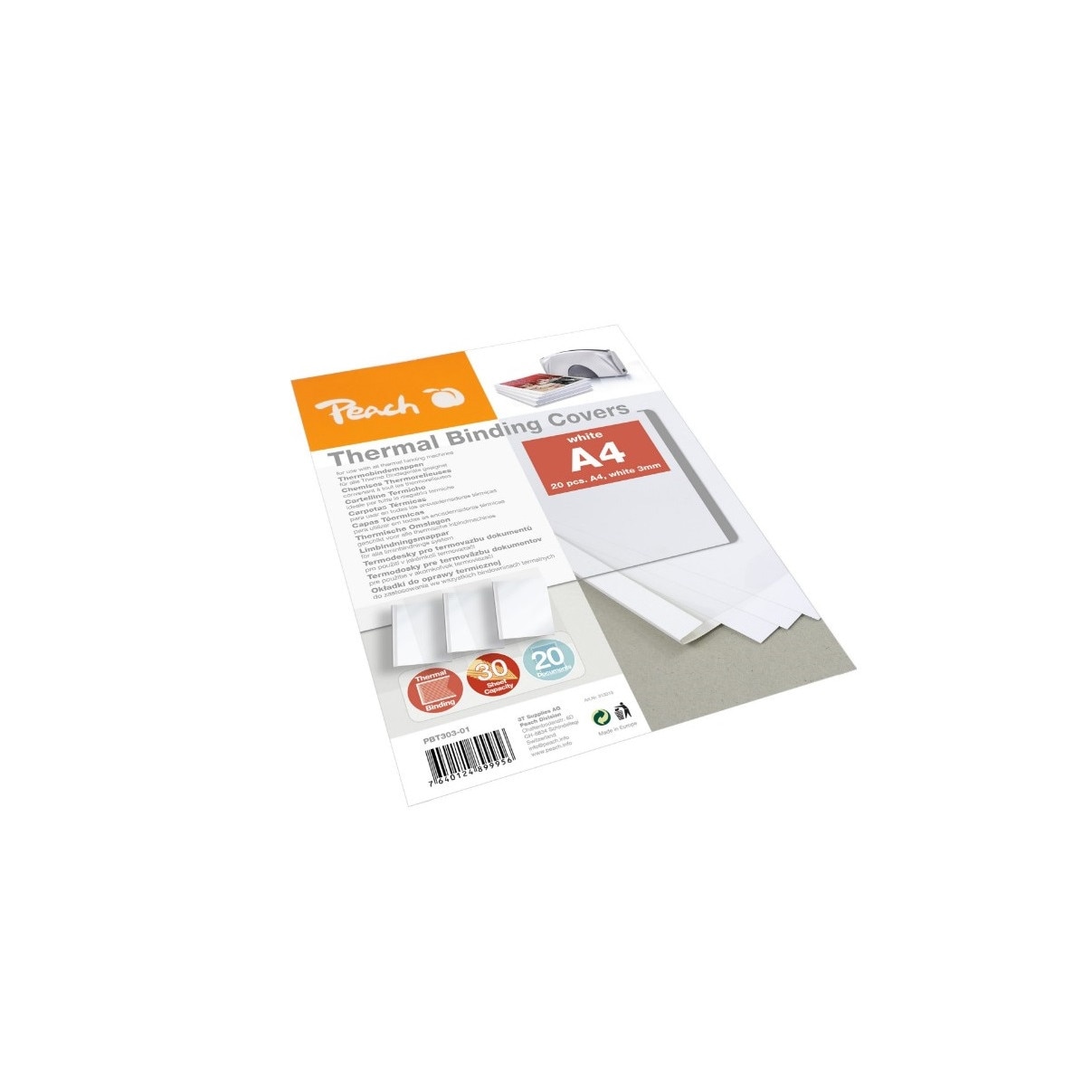 Coperta indosariere termica 4mm alb Peach 20/set PBT304-01 313314