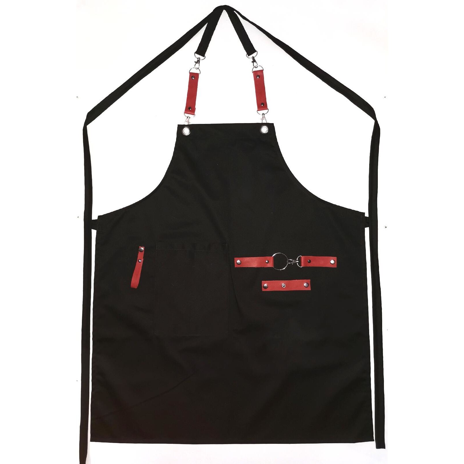 Sort barman cu piele naturala rosu, Lca imbracaminte