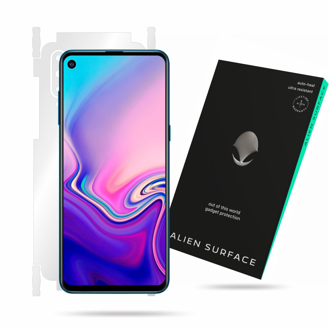 Folie Alien Surface, Samsung Galaxy A8s, protectie spate, laterale