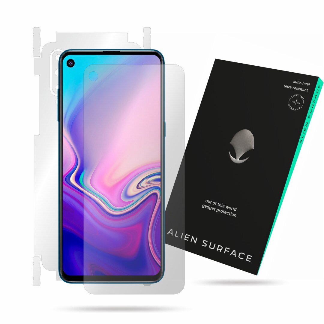 Folie Alien Surface, Samsung Galaxy A8s, protectie ecran, spate, laterale