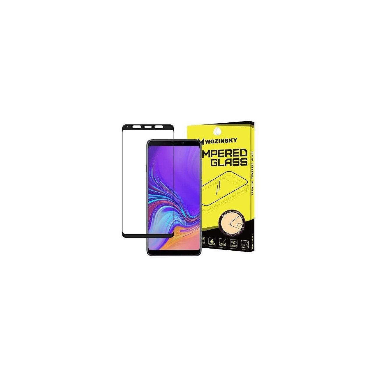 Folie Sticla Samsung Galaxy A9 2018 - Wozinsky 5D Full Glue - Black