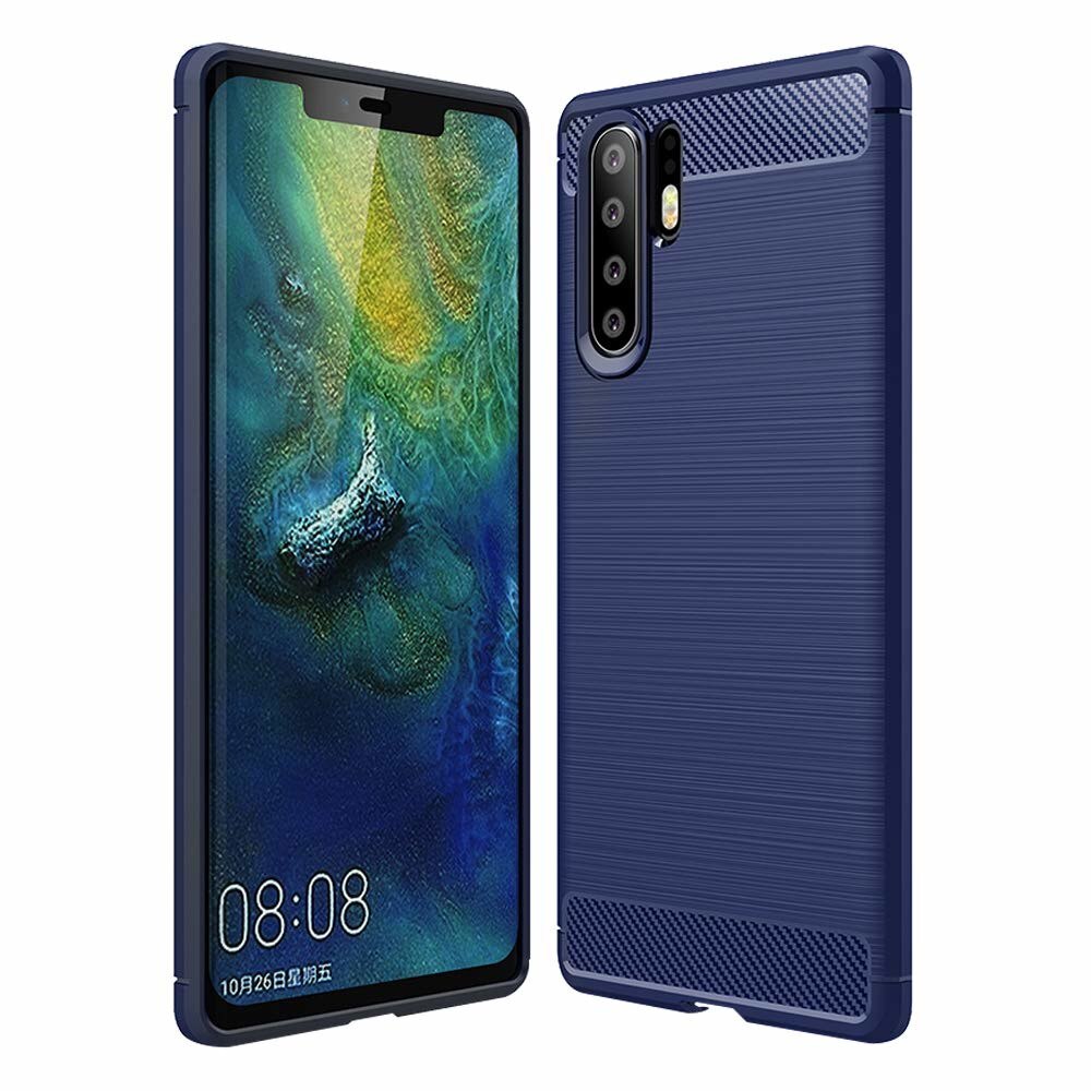 Husa HUAWEI P30 Pro TPU Carbon Navy