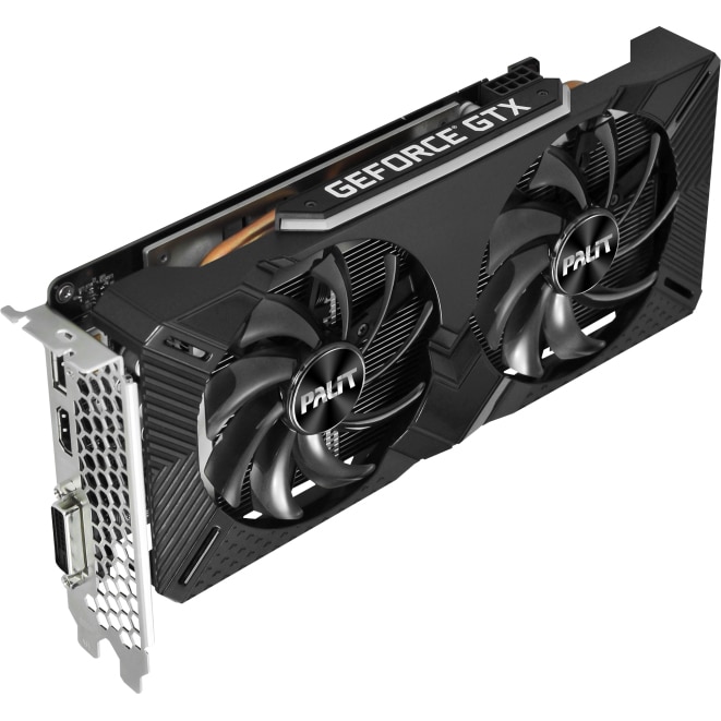 Placa video Palit GeForce GTX 1660 Ti Dual 6GB GDDR6 192-bit - eMAG.ro