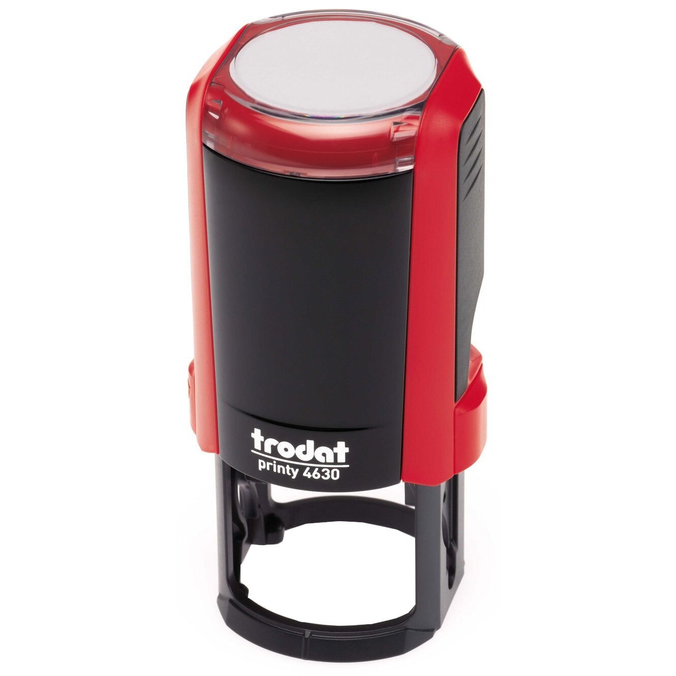 Stampila Rotunda Trodat Printy 4630, Rosu/Negru, 30 mm