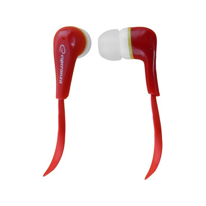 Casti audio , Esperanza, EH146R , Lollipop , stereo, rosu