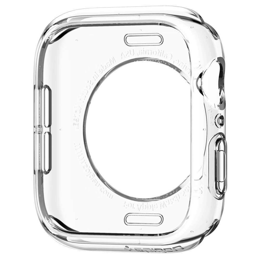 Husa Spigen Liquid Crystal pentru Apple Watch Seriile 6/5/4/SE (44mm), Design minimalist, Transparent