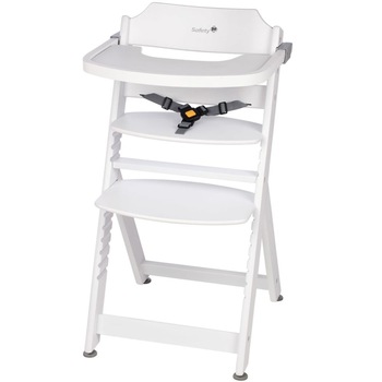 Scaun inalt pentru copii, Safety 1st, Lemn, Alb, 56 x 47.2 x 87 cm Scaun inalt pentru copii, Safety 1st, Lemn, Alb, 56 x 47.2 x 87 cm
